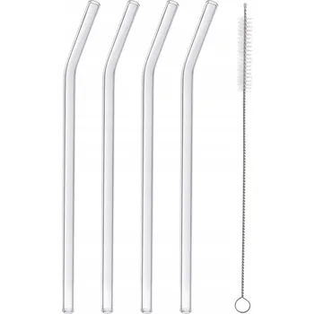 Brčka na nápoje s čističem 20 cm 5 ks