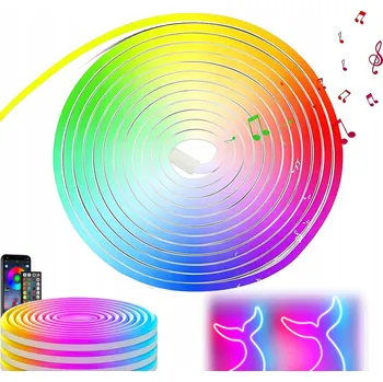 LED páska LED pásek RGB 5m Vodotěsný Dálkový Ovladač Aplikace IP65 24V Neon Flexibilní