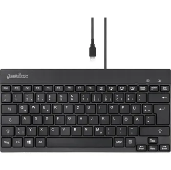 Klávesnice Perixx PERIBOARD-426 DE USB klávesnice německá, QWERTZ černá