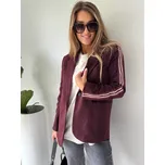 Mishel Sako DORE s pruhy vínová Velikost: S