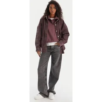 Pánská móda Roxy Košile Kick Back Washed Cord ERJWT03697 Fialová Regular Fit XXL