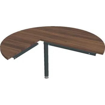 Psací stůl Stůl jednací pravý - CP 22 P N - OŘECH , ČERNÁ Ral 9005