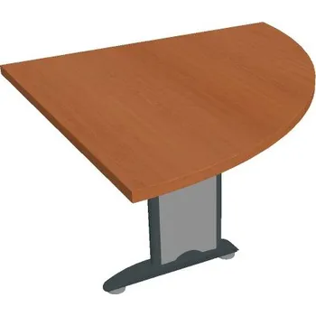 Psací stůl Stůl spojovací pravý FP 901 P - TŘEŠEŇ , ČERNÁ Ral 9005