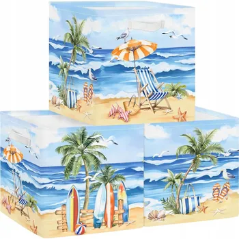 Koš na prádlo CLASTYLE Koš na prádlo pro děti skládací Zvířátka 40x30x30 cm