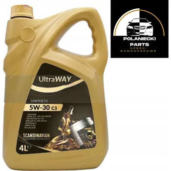 Motorový olej OLEJ ULTRA WAY SCANDINAVIAN 5W-30 4L C3 VW 504 00/507 00, BMW LONGLIFE 04