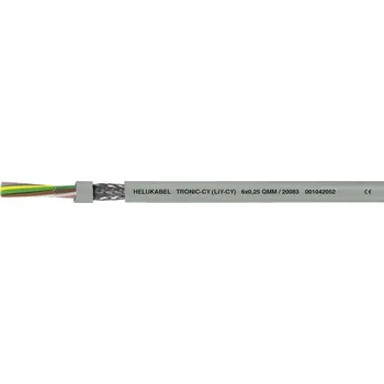 Helukabel 20001 datový kabel LiYCY 2 x 0.14 mm² šedá 100 m