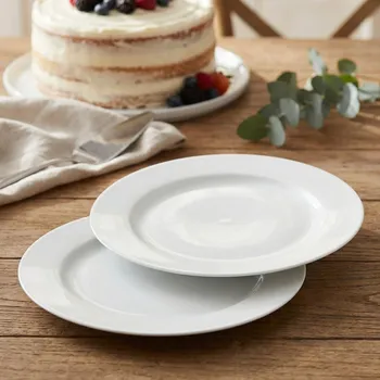 LA PORCELLANA BIANCA Essenziale 30 cm 2 ks. - porcelánové dortové mísy