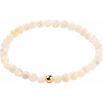 Náramek Náramek z korálků perleti obvod cca 17 až 23 cm