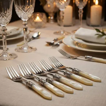 Příbor BUGATTI Oxford 6 ks - nerezové dezertní vidličky