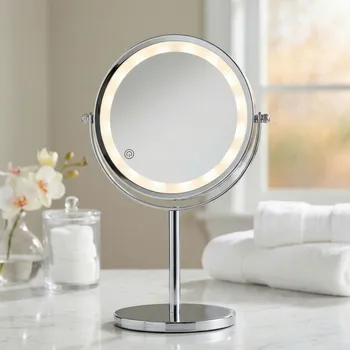 Zrcadlo Kosmetické zrcátko KLEINE WOLKE Recharge Mirror Led 17 cm