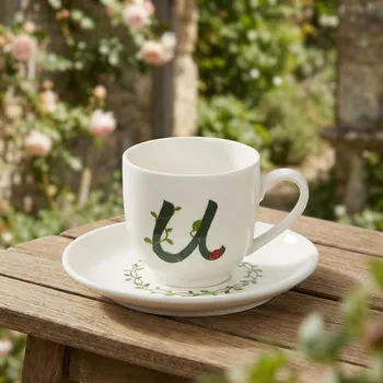 LA PORCELLANA BIANCA Solotua U 90 ml - porcelánový espresso šálek se podšálkem