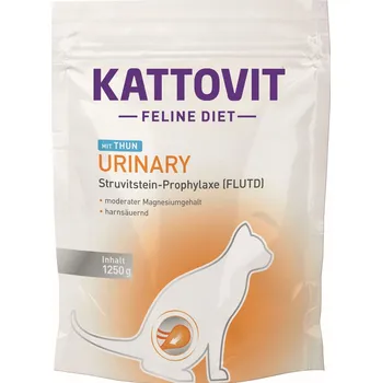 Krmivo pro kočku 2x1,25kg Kattovit Urinary s tuňákem