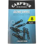 Carp'R'Us Carp´R´Us Obratlíky Gizmo Quick Change Swivel vel.8, 8ks Varianta: Carp´R´Us Obratlíky Gizmo Quick Change Swivel vel.8, 8ks