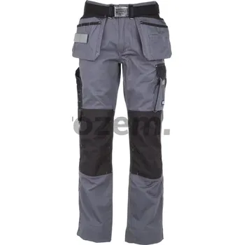 montérky Pracovní kalhoty unisex, šedá/černá, vel. 50, ISO 13688:2013-12