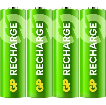 Článková baterie GP Recharge akumulátor AA, Ni-MH, 2100 mAh, 1.2 V, 4 ks