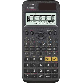 Kancelářská technika Casio FX-87DEX technicko-vědecký počítač, displej (počet míst) 16, solární napájení, na baterii, černá