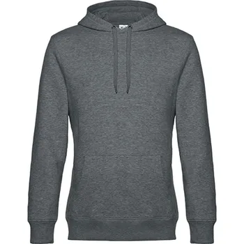 Pánská mikina B&amp;C Unisex mikina WU02K Heather Mid Grey 3XL