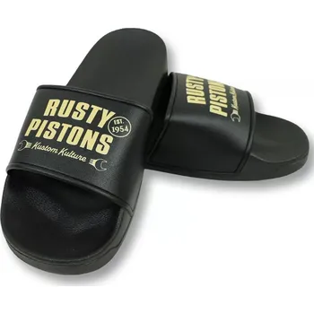 Moto kalhoty Pantofle Rusty Pistons Beach - 41 / černá