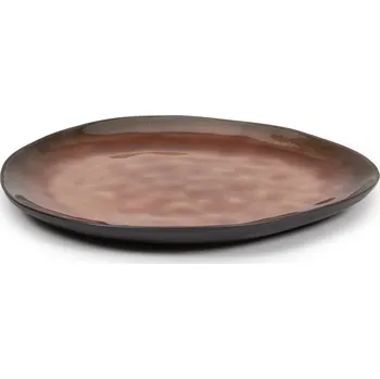 Talíř Serax, Snídaňové talíře Pure oválné, 20 cm, hnědé, 2 ks - Formadore