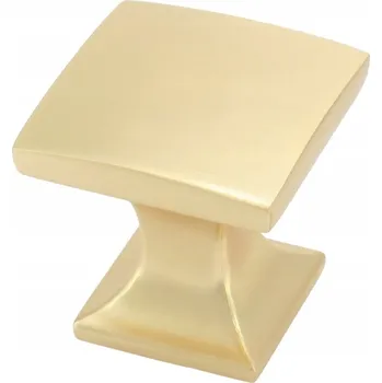 Nábytkové kování Nábytková úchytka knopka zlatá matná 2,5 x 2,5 x 2,6 cm