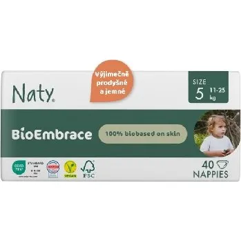 Plenkové kalhoty Naty BioEmbrace plenky Junior 11-25 kg ECONOMY PACK 40 ks