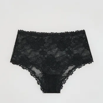 Kalhotky Reserved - Bokové krajkové kalhotky - černý - 767HQ-99X - 767HQ-99X-XL