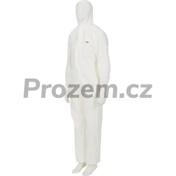 Jednorázový oděv Jednorázová kombinéza, bílá, vel. M, EN 340, 368, 369, 1073-2, 1149-1, 13034, 13982, ISO CE-Category 3 Type 5/6