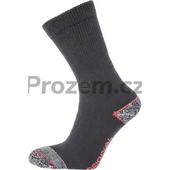 Pracovní ponožky 3 páry, černá, vel. 43-46