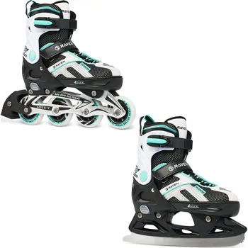 RAVEN Nastavitelné kolečkové brusle RAVEN Pulse 2v1 ZELENÁ|ČERNÁ