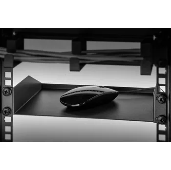 DJ technika Renkforce RF-3429162 10 palec přístrojová police pro datové skříně Vhodné pro hloubku skříně: od 300 mm černá