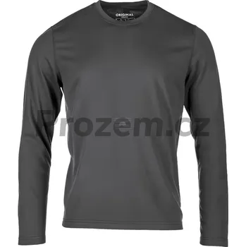 Pánské tričko Triko s dlouhým rukávem, černá, vel. 4XL