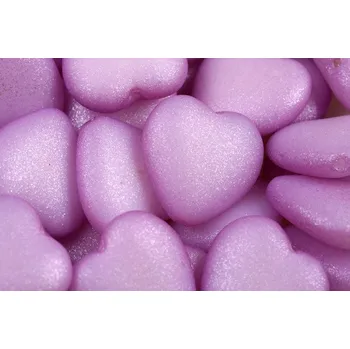 Dětské navlékací korálky Korálky srdíčka č.6160 (15x16mm)