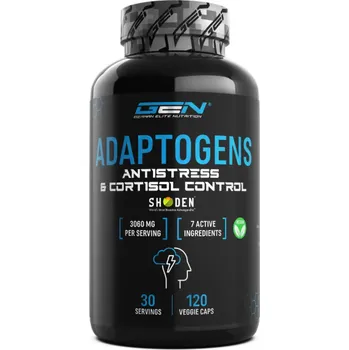 Přípravek na podporu paměti a spánku German Elite Nutrition GEN Adaptogen komplex - Antistress control, 120 kapslí komplex pro každodenní rovnováhu a večerní regeneraci