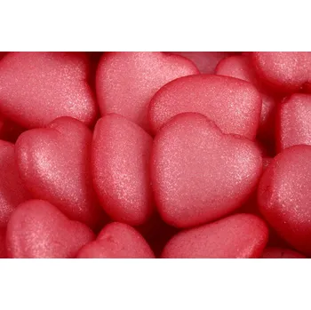 Dětské navlékací korálky Korálky srdíčka č.6155 (15x16mm)