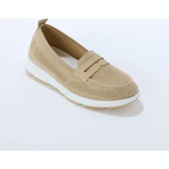 Dámská obuv Pružné mokasíny béžová 42