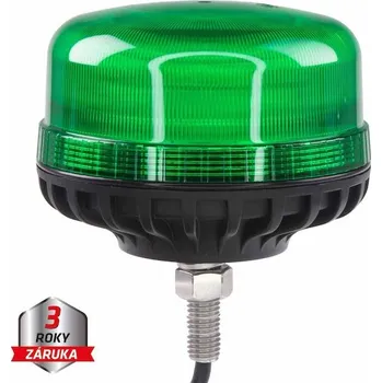 Autodíl LED maják, 12 - 24V, 36xLED zelený, na šroub, ECE R10, wl812S1green