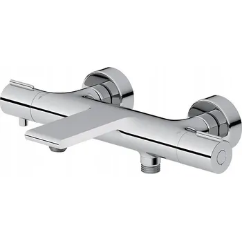 Vodovodní baterie Cersanit Virgo vanová baterie na stěnu s termostatem chrom S951-561