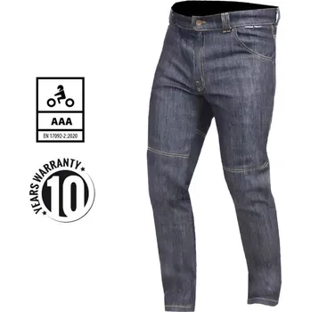 Moto kalhoty Trilobite Ton-up 2.0 doublelayer Aaa men dark blue slim fit jeans - 36 / modrá