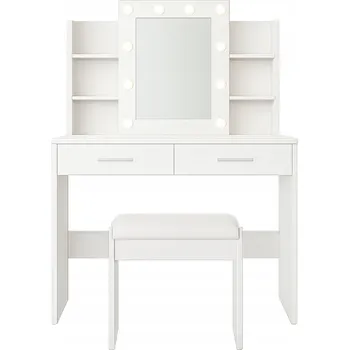 Toaletní stolek Toaletní Stolek Aptel bílý matný 85 x 120 x 40 cm