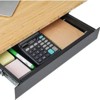 Jednací stůl Zásuvka pod stůl S07LB, 43 cm, černý - A FLEXISPOT