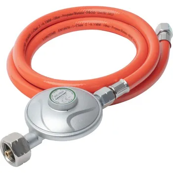 Horkovzdušná pistole Pro-Tech TOOLS Regulátor tlaku plynu 300mbar (PL)s plynovou hadicí 1,5 m 40909 RGH-P-01-300