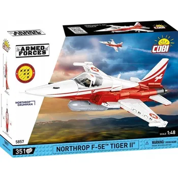 ostatní stavebnice STAVEBNICE COBI 5857 ARMED FORCES NORTHROP F-5E TIGER II LETADLO HRAČKA