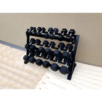 jednoruční činky sada 275kg HEXA + STOJAN