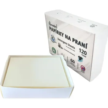 Prací prášek ScenticS Papírky na praní s kokosovým extraktem 60 ks