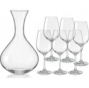 Sklenice Skleničky na bílé víno, skleničky na červené víno, skleničky na vodu Bohemia VIOLA bezbarvá 1500ml 7 ks