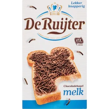 Jedlá dekorace na dort De Ruijter posyp z mléčné čokolády 390 g