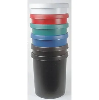 Odpadkový koš Helit the german H6106295 odpadkový koš 45 l (Ø x v) 390 mm x 480 mm polyetylén černá 1 ks