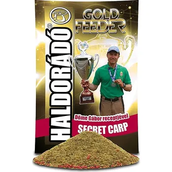 Návnadová surovina Haldorádó Vnadící směs Gold Feeder 1 kg Secret Carp