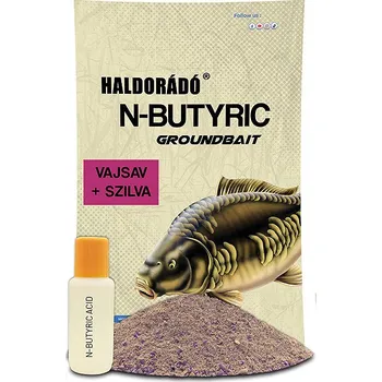 Návnadová surovina Haldorádó Vnadící směs N-Butyric Groundbait Kyselina máslová/Švestka 800 g + 50 ml Aroma
