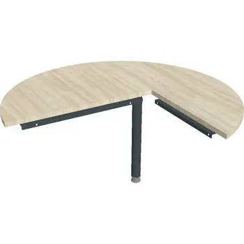 Psací stůl Stůl jednací levý - CP 22 L P - AKÁT , ČERNÁ Ral 9005